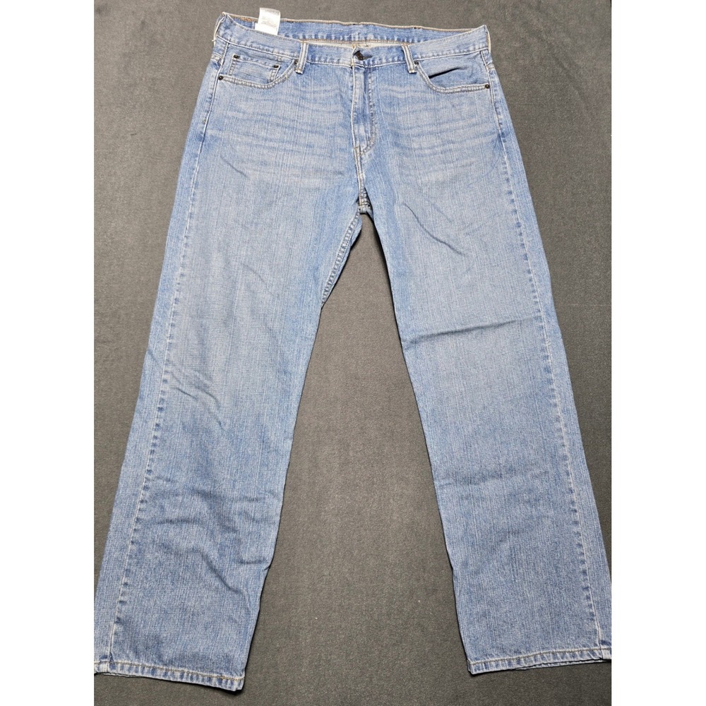 Levi's 569 Loose Straight Fit Jeans Mens W38 L34‎ Light Wash Denim Classic